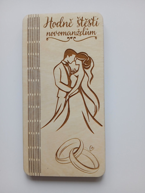 Dárkový cash box pro novomanžele