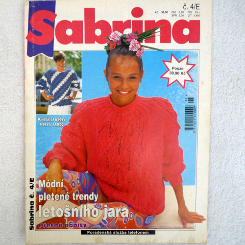 Sabrina č.4/E - Módní pletené trendy..