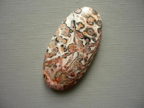 Kabošon jaspisu leopard 41 mm, č.5f — foto 1