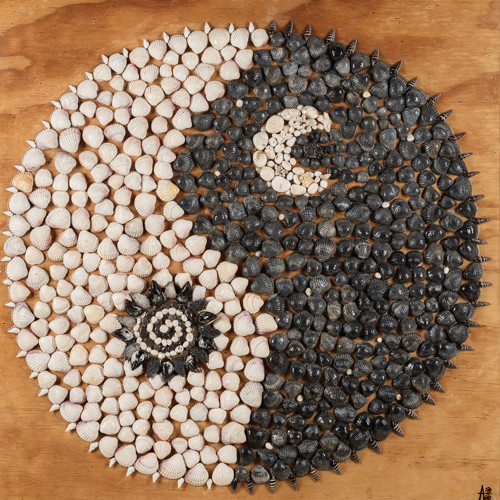 Ying Yang - Umělecký tisk na plátně - 50x50cm