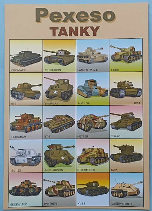 Pexeso TANKY