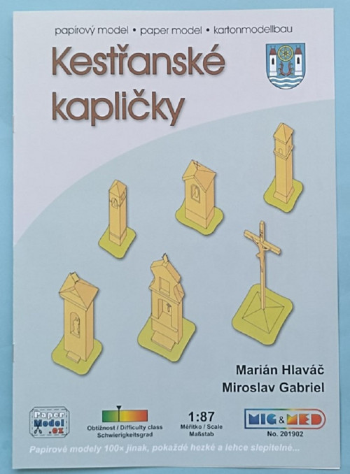 Papírová vystřihovánka Kestřanské kapličky