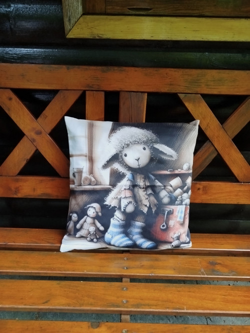 Povlak na polštář 40x40 cm - Beránek