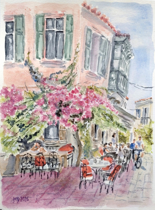 Rozkvetlá restaurace — foto 1