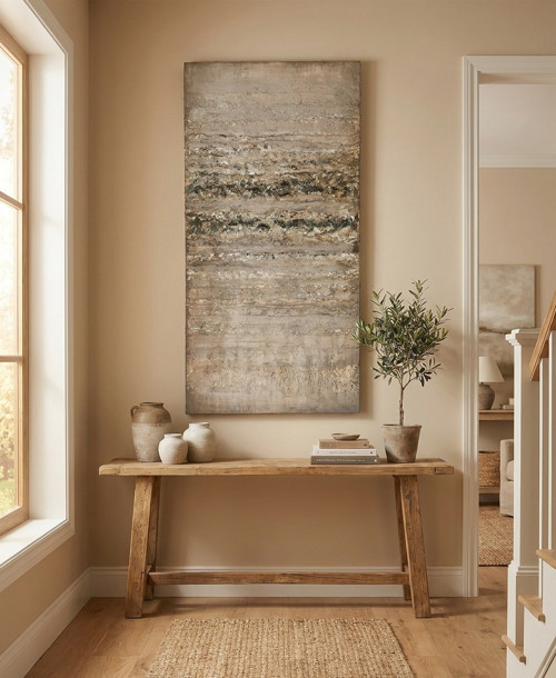 Abstraktní malba "LAYERS" 100x50 cm