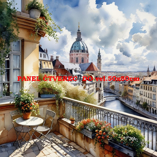 Bavlněný panel 10x10 cm — foto 1