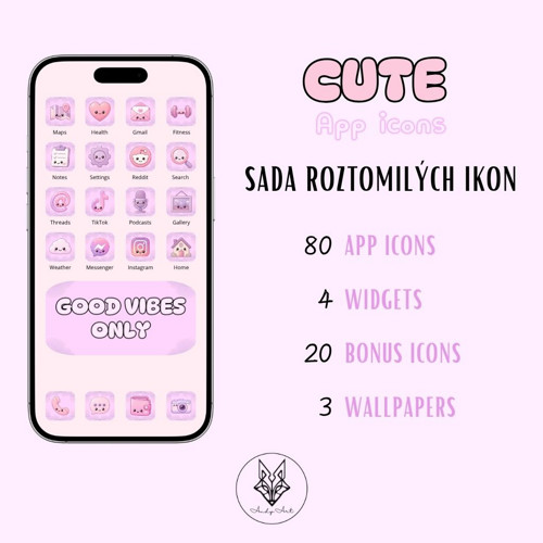 Cute app icons - Roztomilé ikony