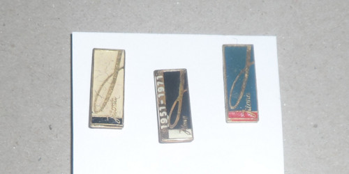 3x jehlicový ODZNAK • Jitona, 1951 - 1971