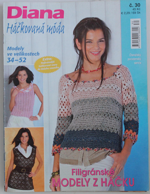 Časopis Diana háčkovaná móda č.30 — foto 1