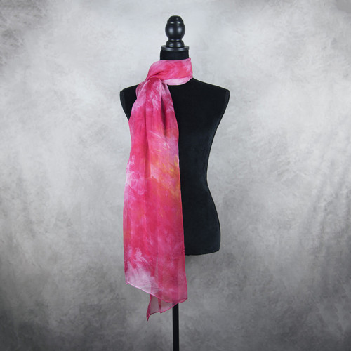 Hodvábny šál, 180 x 110cm, Limitovaná edícia, 065