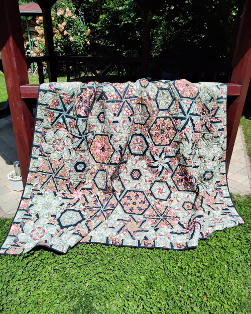 Přehoz na dvoulůžko Květinový kaleidoskop