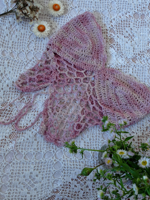 Soft fairy crochet top