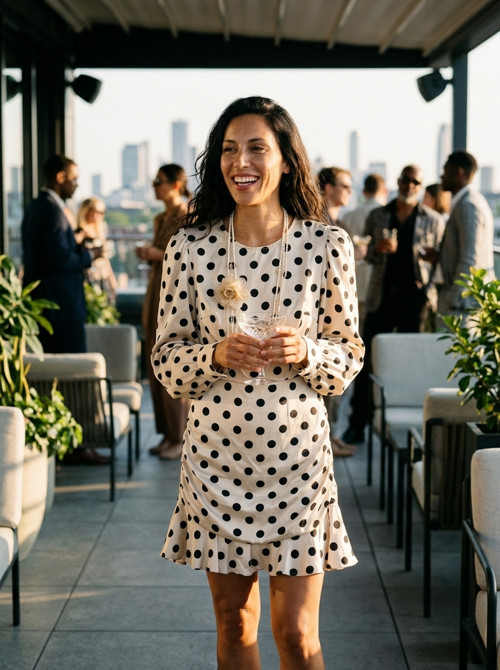 Šaty dots romantic — foto 1