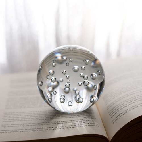 Skleněné těžítko BIG BUBBLES 8cm