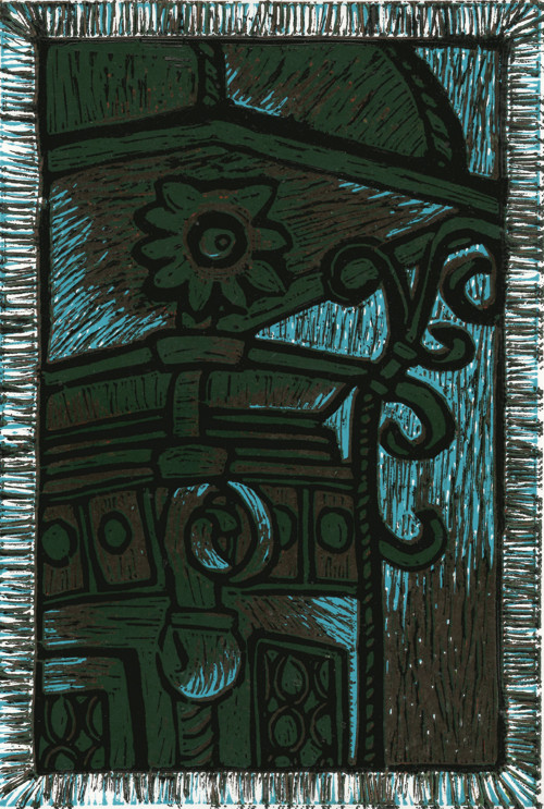 Detaily Krnova - linoryt