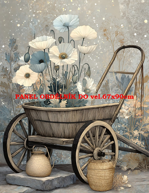 Bavlněný panel 7x10 cm — foto 1