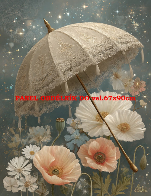 Bavlněný panel 7x10 cm