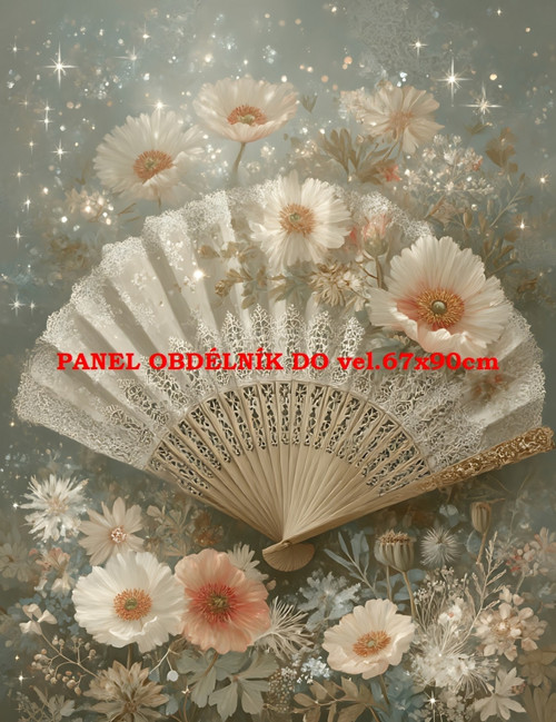 Bavlněný panel 7x10 cm