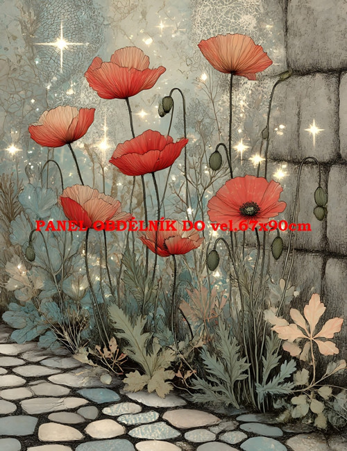 Bavlněný panel 7x10 cm