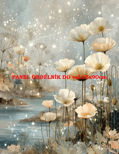 Bavlněný panel 7x10 cm