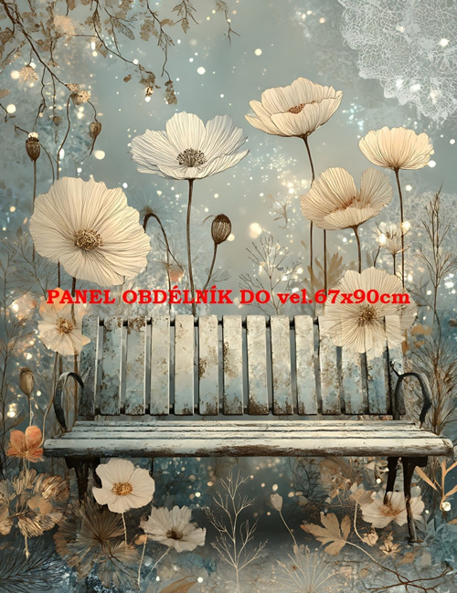 Bavlněný panel 7x10 cm