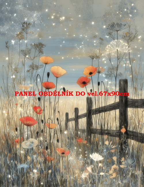 Bavlněný panel 7x10 cm — foto 1