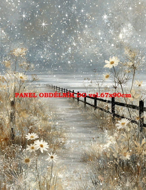 Bavlněný panel 7x10 cm — foto 1