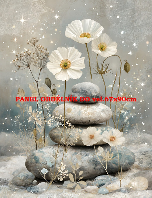 Bavlněný panel 7x10 cm