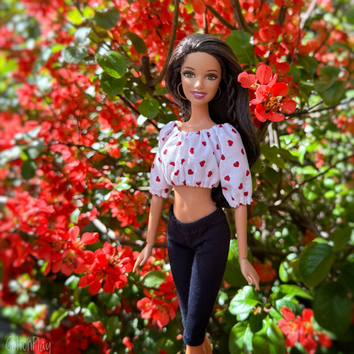 Leginy pro Barbie - temně modré — foto 1