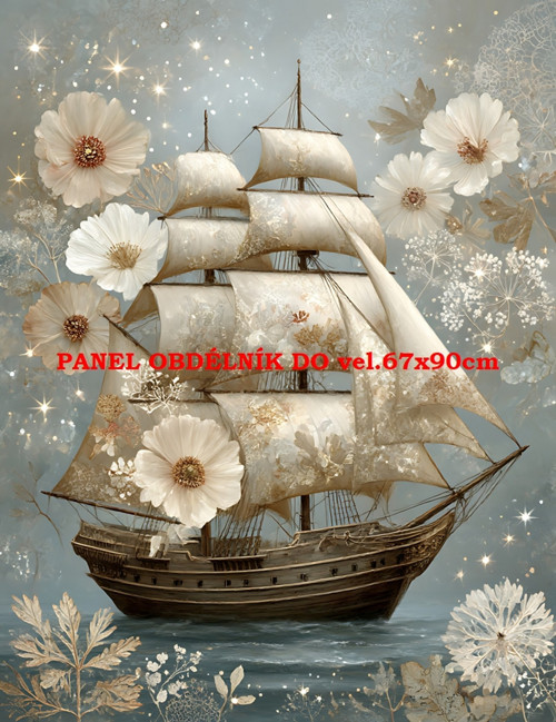 Bavlněný panel 7x10 cm — foto 1