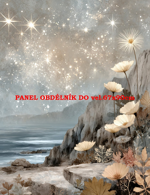 Bavlněný panel 7x10 cm