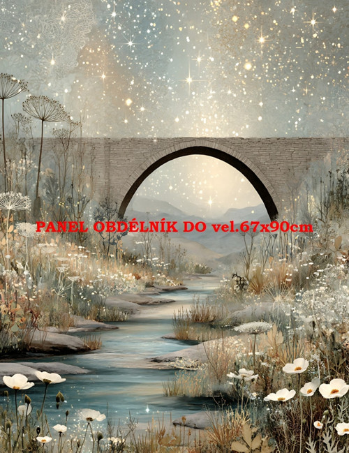 Bavlněný panel 7x10 cm — foto 1