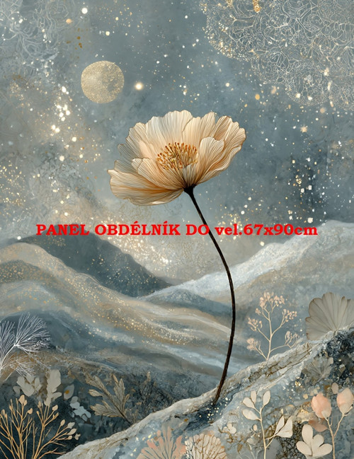 Bavlněný panel 7x10 cm