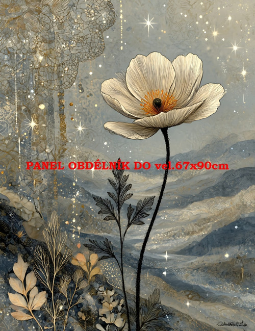 Bavlněný panel 7x10 cm