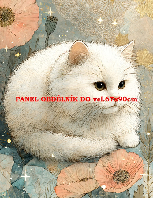 Bavlněný panel 7x10 cm