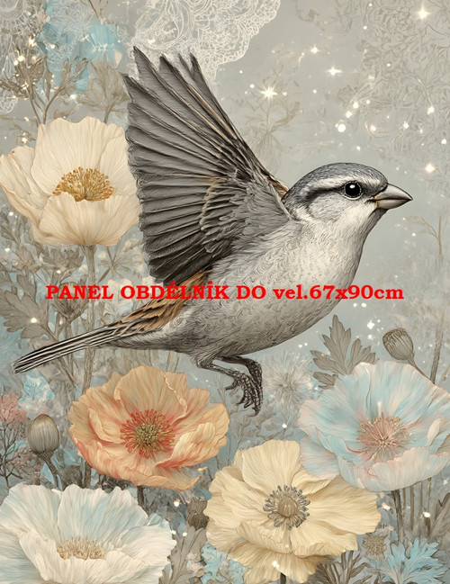 Bavlněný panel 7x10 cm