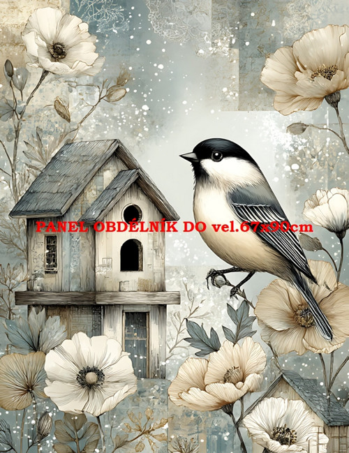 Bavlněný panel 7x10 cm — foto 1