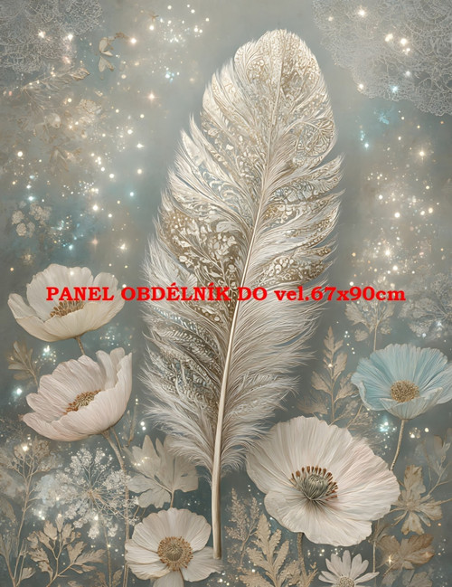 Bavlněný panel 7x10 cm — foto 1