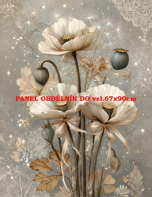 Bavlněný panel 7x10 cm