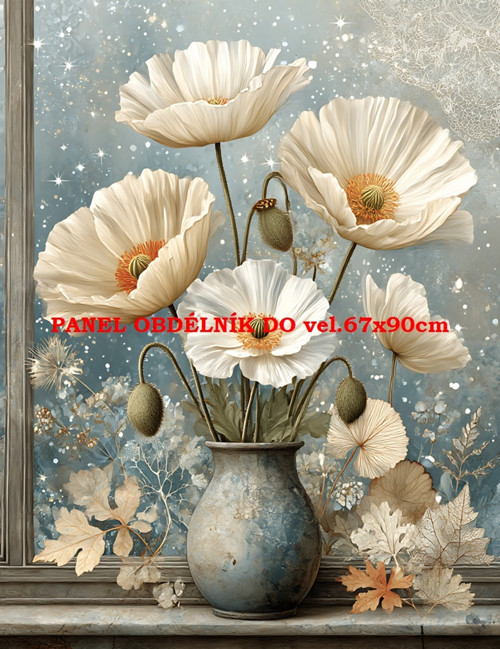 Bavlněný panel 7x10 cm
