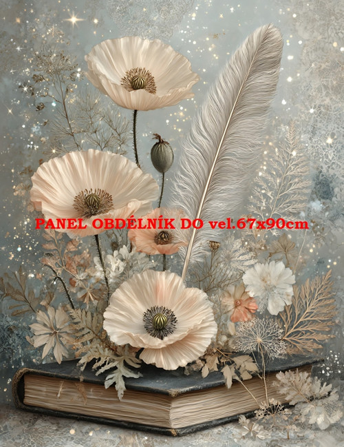 Bavlněný panel 7x10 cm