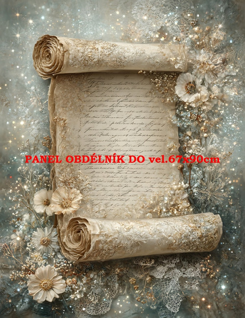 Bavlněný panel 7x10 cm