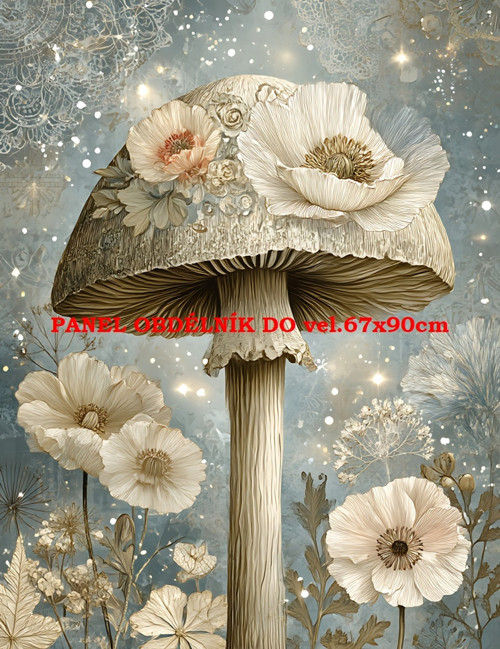 Bavlněný panel 7x10 cm