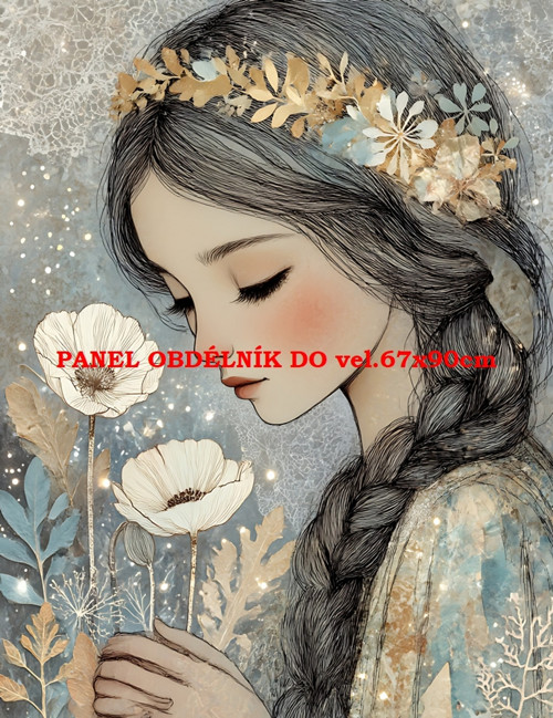 Bavlněný panel 7x10 cm