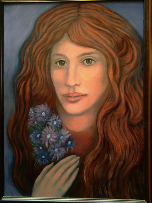 Dívka s kytičkou
