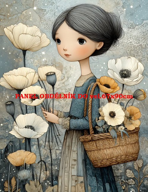 Bavlněný panel 7x10 cm