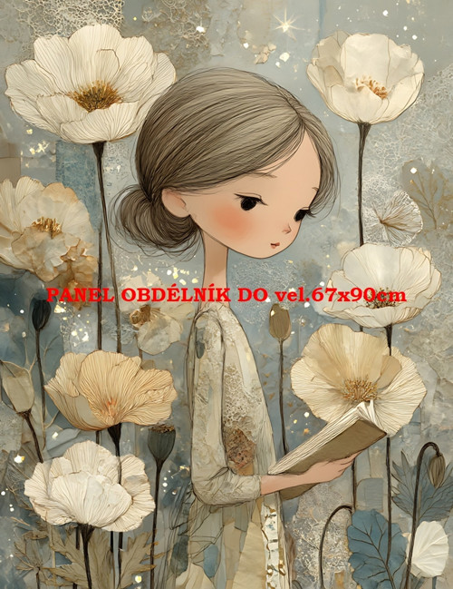 Bavlněný panel 7x10 cm