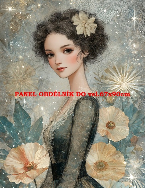 Bavlněný panel 7x10 cm