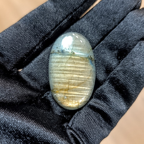 Labradorit, ID 5755, 38x23 mm - výprodej