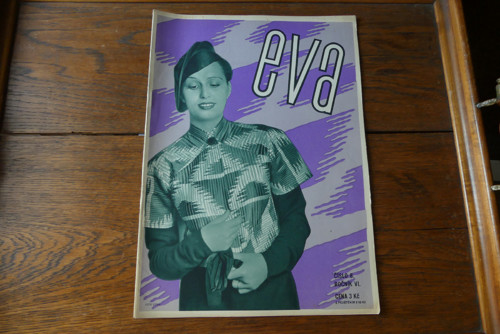 Časopis EVA, 8/1934, vintage móda